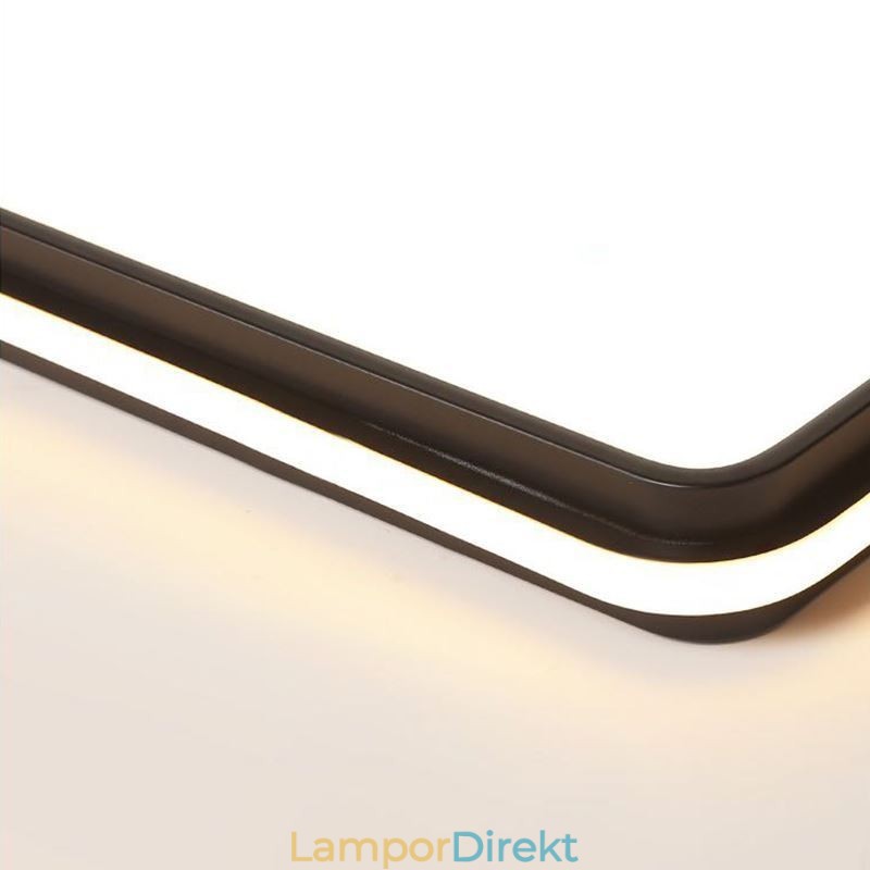 Minimalistisk Fyrkantig Infälld Taklampa Modern Akrylbelysning