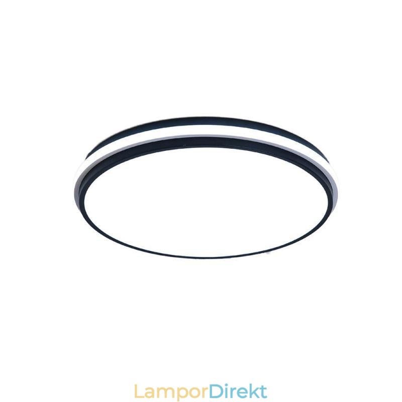 Minimalistisk Cirkulär Infälld Taklampa Modern Akrylbelysning