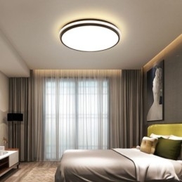 Minimalistisk Cirkulär Infälld Taklampa Modern Akrylbelysning