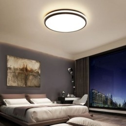 Minimalistisk Cirkulär Infälld Taklampa Modern Akrylbelysning