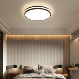 Minimalistisk Cirkulär Infälld Taklampa Modern Akrylbelysning