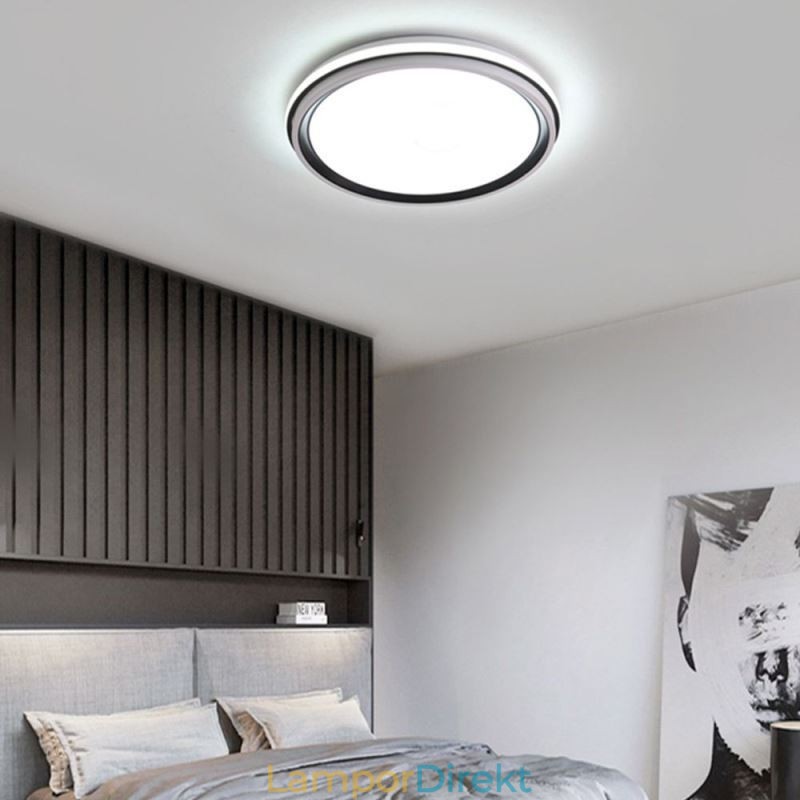 Minimalistisk Cirkulär Infälld Taklampa Modern Akrylbelysning