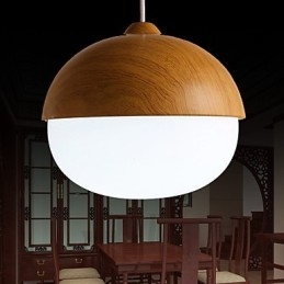 Ljuskrona Mini Style Modern Contemporary Wood Bambu