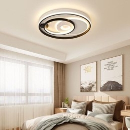 Överlappande Rund Infälld Taklampa Modern Akryllampa