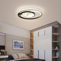 Överlappande Rund Infälld Taklampa Modern Akryllampa