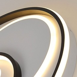Överlappande Rund Infälld Taklampa Modern Akryllampa