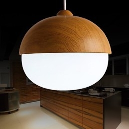Ljuskrona Mini Style Modern Contemporary Wood Bambu