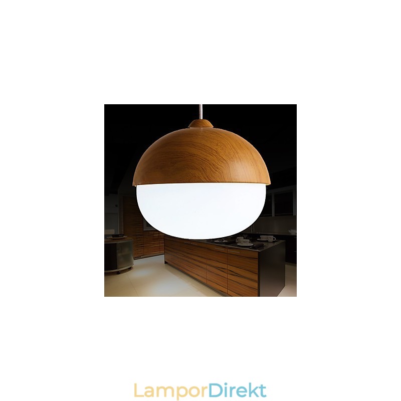 Ljuskrona Mini Style Modern Contemporary Wood Bambu