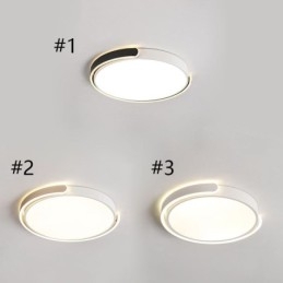 Rund Infälld Taklampa I Akryl