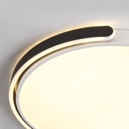 Rund Infälld Taklampa I Akryl