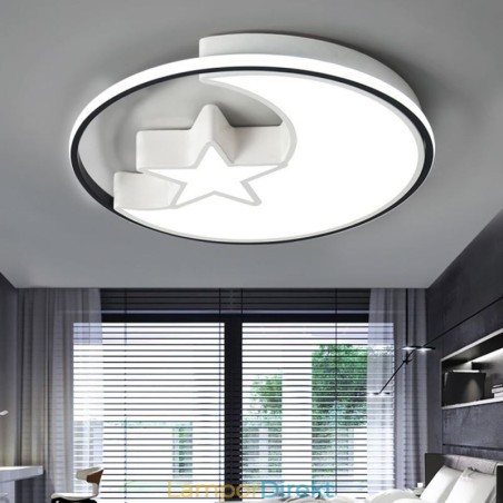 Moon & Star Flush Mount Taklampa Moon & Star Flush Mount Taklampa