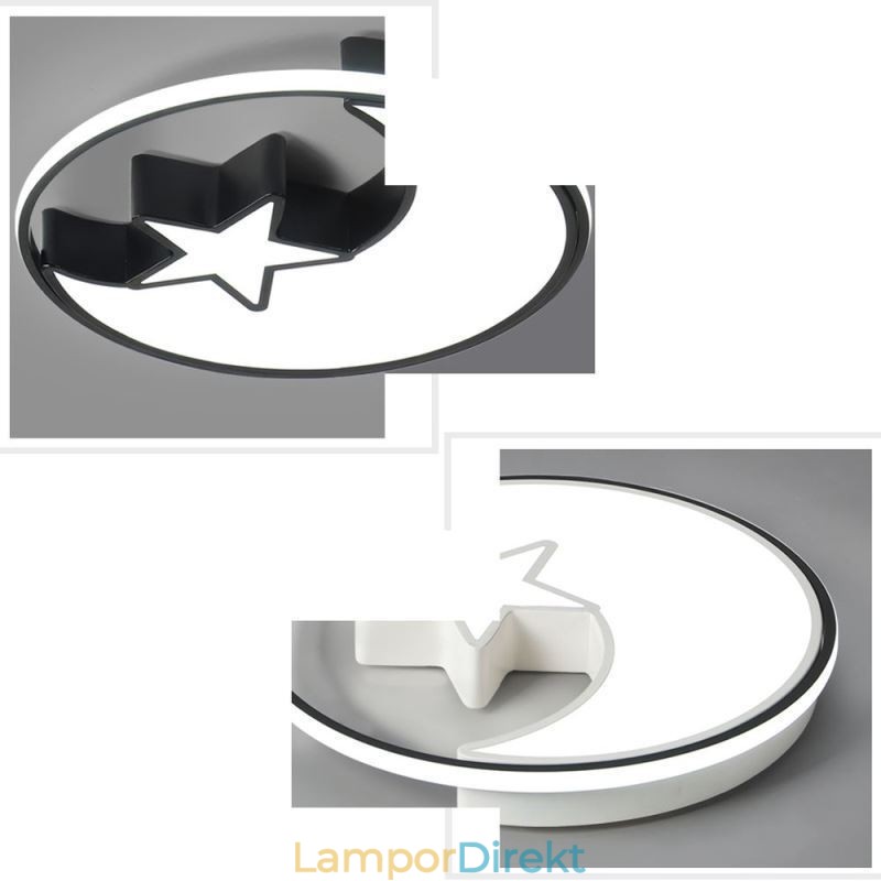 Moon & Star Flush Mount Taklampa
