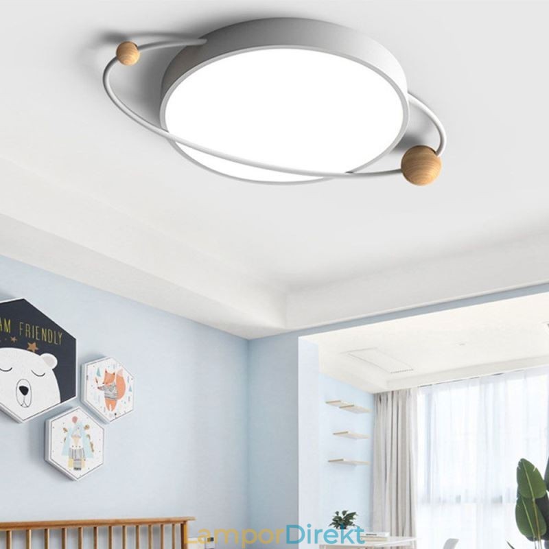 Modern Rund Taklampa Planet Flush Mount Ljusarmatur