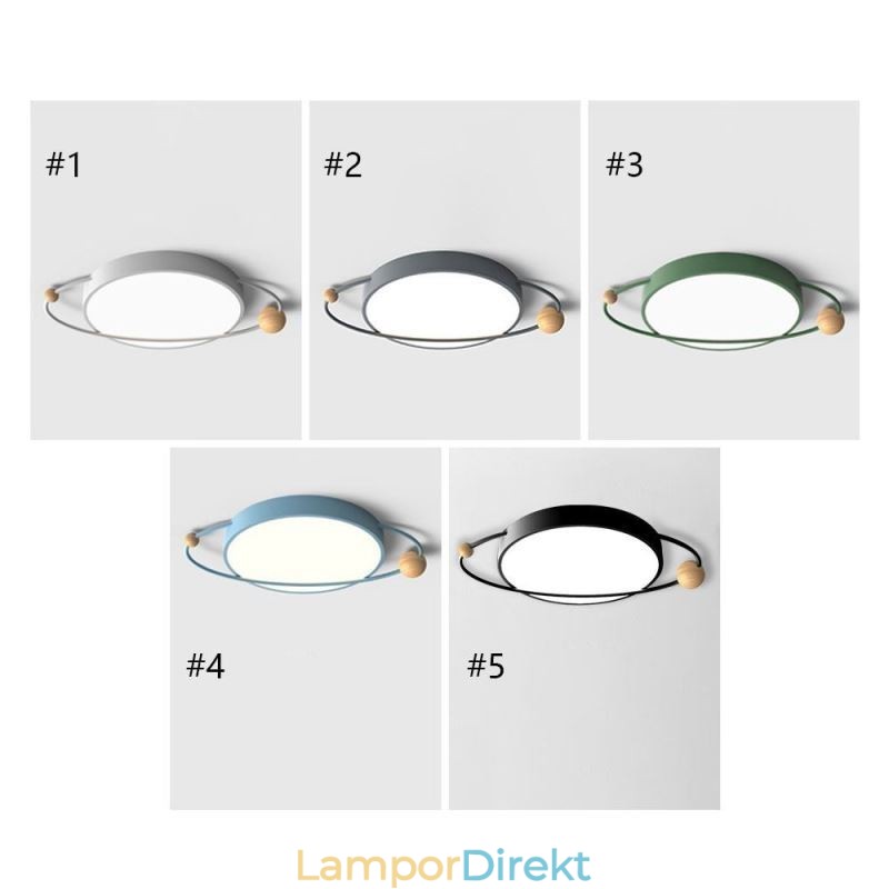 Modern Rund Taklampa Planet Flush Mount Ljusarmatur
