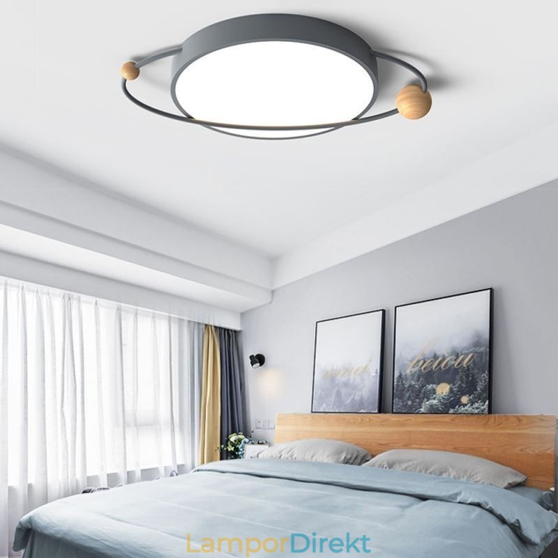 Modern Rund Taklampa Planet Flush Mount Ljusarmatur