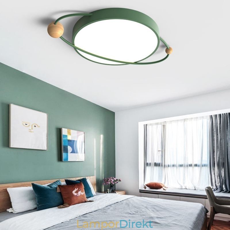 Modern Rund Taklampa Planet Flush Mount Ljusarmatur