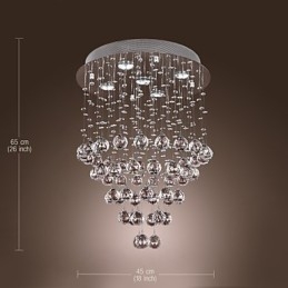 Kristallkrona Med 5 Lightsoque-Design (K9 Crystal)