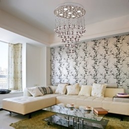 Kristallkrona Med 5 Lightsoque-Design (K9 Crystal)