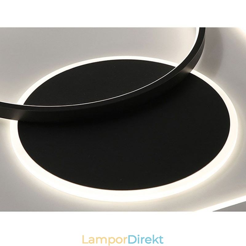 Modern Minimalistisk Taklampa Rund Och Fyrkantig Infälld Ljusarmatur