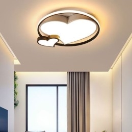 Double Hearts Infälld Taklampa Dekorativ Belysning