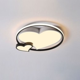 Double Hearts Infälld Taklampa Dekorativ Belysning