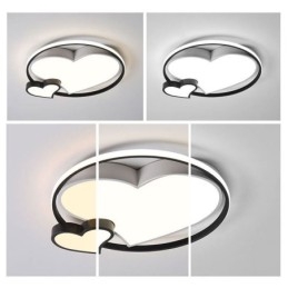 Double Hearts Infälld Taklampa Dekorativ Belysning
