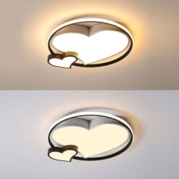 Double Hearts Infälld Taklampa Dekorativ Belysning
