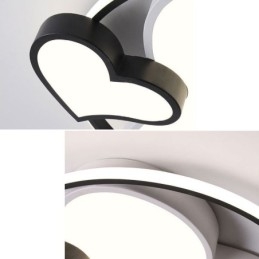 Double Hearts Infälld Taklampa Dekorativ Belysning