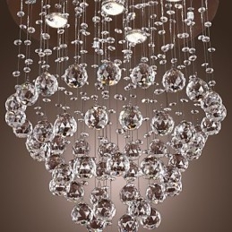 Kristallkrona Med 5 Lightsoque-Design (K9 Crystal)