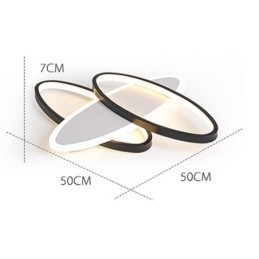 Modern Infälld Oval Taklampa I Akryl