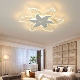 Elegant Infälld Taklampa Med Blommor Unik Dekorativ Belysning
