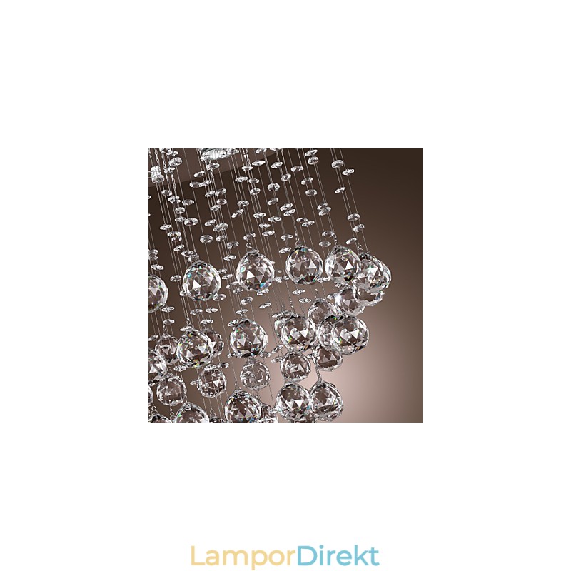 Kristallkrona Med 5 Lightsoque-Design (K9 Crystal)