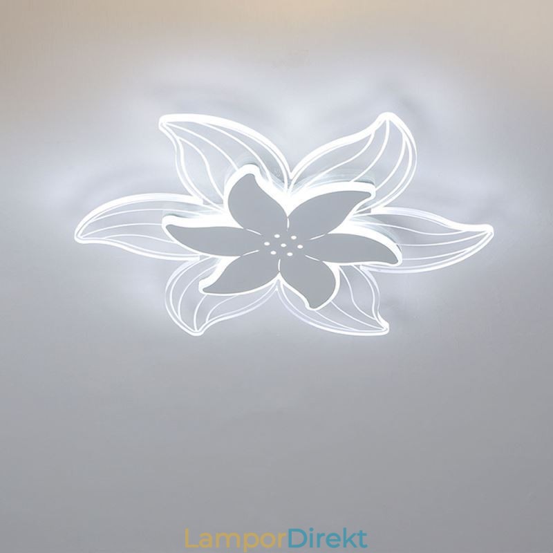 Elegant Infälld Taklampa Med Blommor Unik Dekorativ Belysning