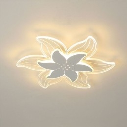 Elegant Infälld Taklampa Med Blommor Unik Dekorativ Belysning