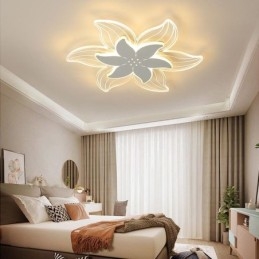 Elegant Infälld Taklampa Med Blommor Unik Dekorativ Belysning