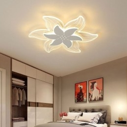 Elegant Infälld Taklampa Med Blommor Unik Dekorativ Belysning