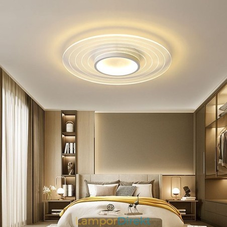 Modern Cirkulär Infälld Taklampa Minimalistisk Ljusarmatur Modern Cirkulär Infälld Taklampa Minimalistisk Ljusarmatur
