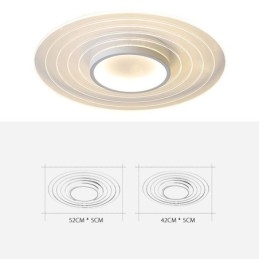 Modern Cirkulär Infälld Taklampa Minimalistisk Ljusarmatur