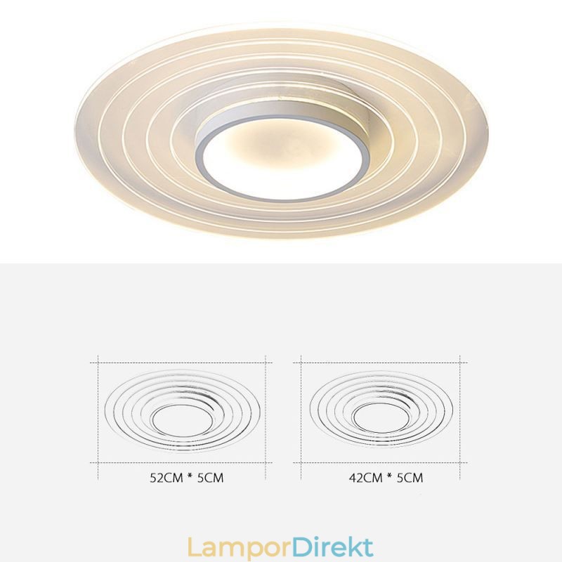 Modern Cirkulär Infälld Taklampa Minimalistisk Ljusarmatur