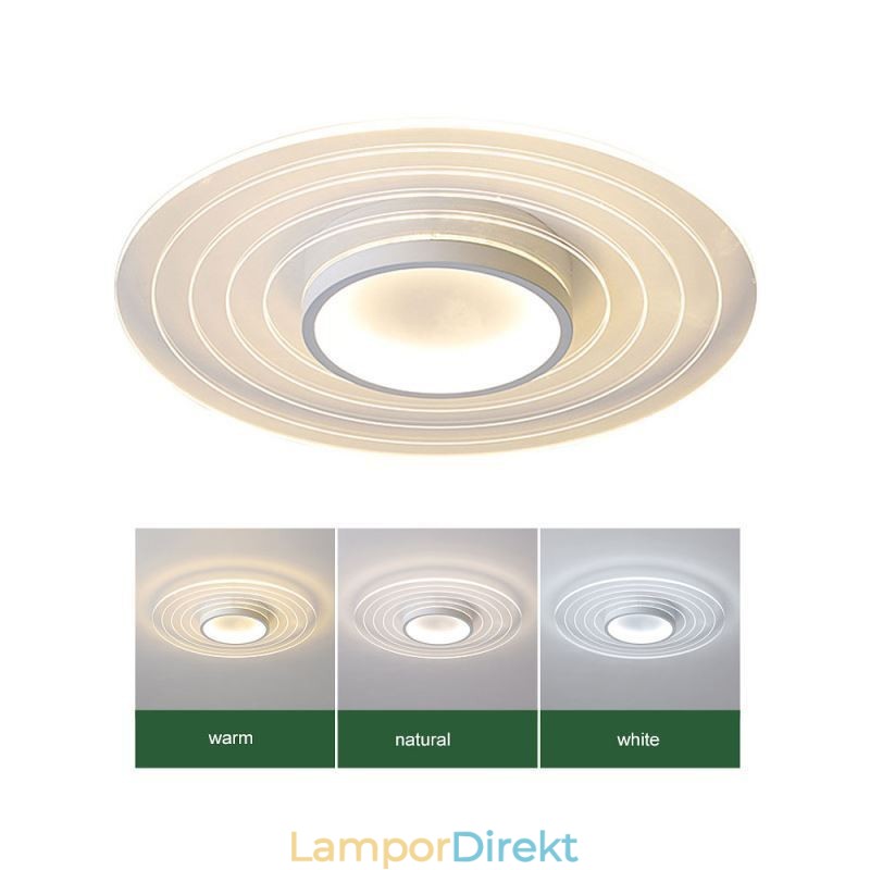 Modern Cirkulär Infälld Taklampa Minimalistisk Ljusarmatur