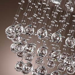 Kristallkrona Med 5 Lightsoque-Design (K9 Crystal)