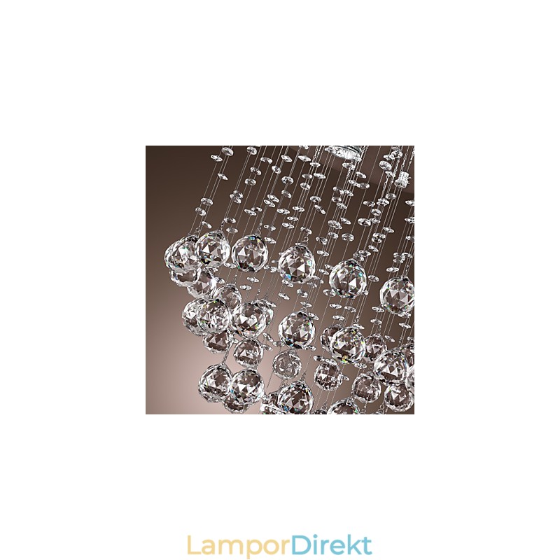 Kristallkrona Med 5 Lightsoque-Design (K9 Crystal)