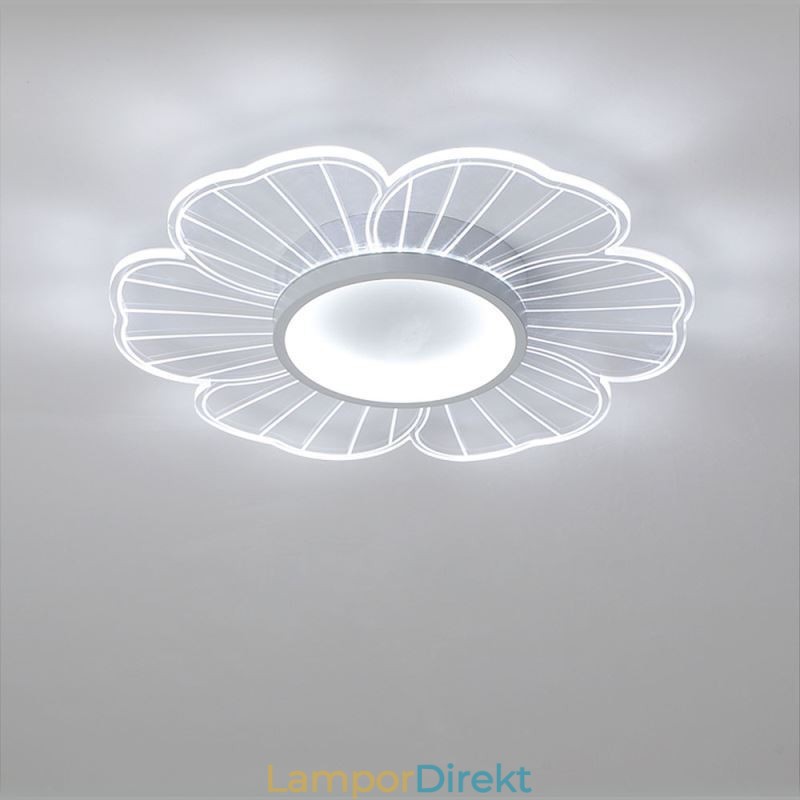 Minimalistisk Kronblad Infälld Taklampa Kreativ Dekorationsbelysning