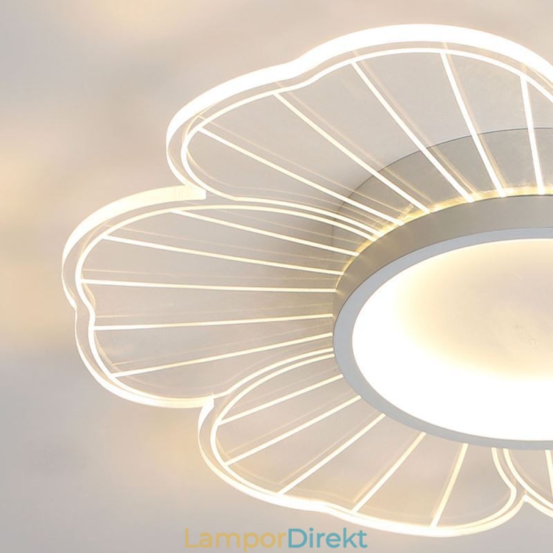 Minimalistisk Kronblad Infälld Taklampa Kreativ Dekorationsbelysning