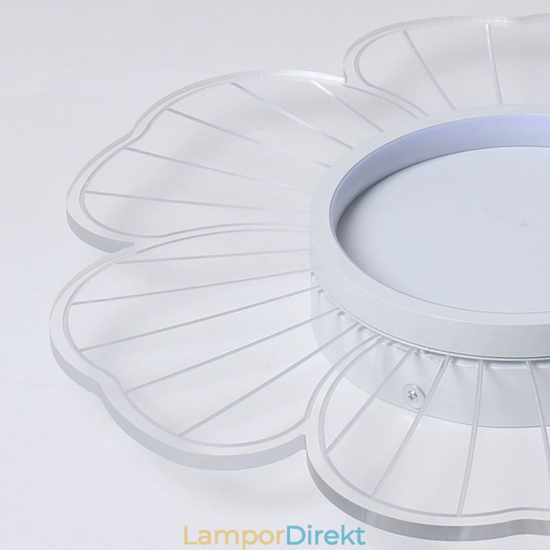 Minimalistisk Kronblad Infälld Taklampa Kreativ Dekorationsbelysning