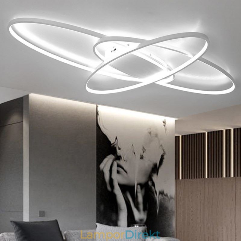 Modern Oval Infälld Taklampa Dekorativ Akryllampa