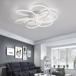 Linjär Infälld Taklampa Modern Blomdesignlampa