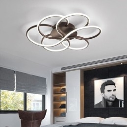 Linjär Infälld Taklampa Modern Blomdesignlampa