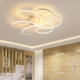 Linjär Infälld Taklampa Modern Blomdesignlampa
