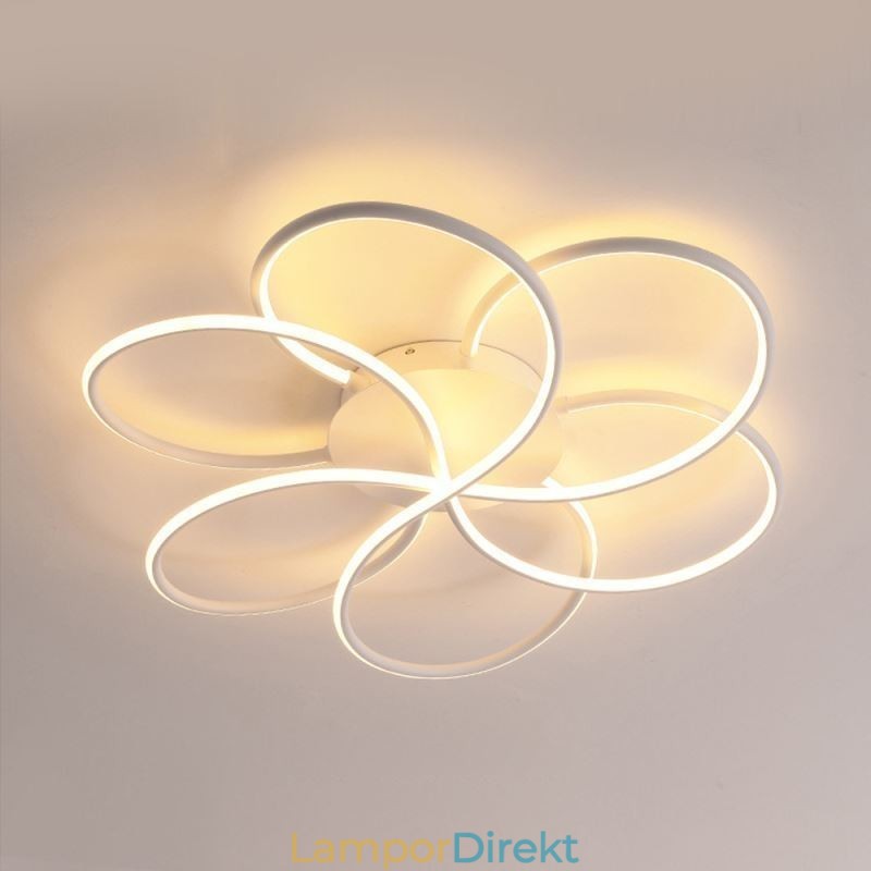 Linjär Infälld Taklampa Modern Blomdesignlampa
